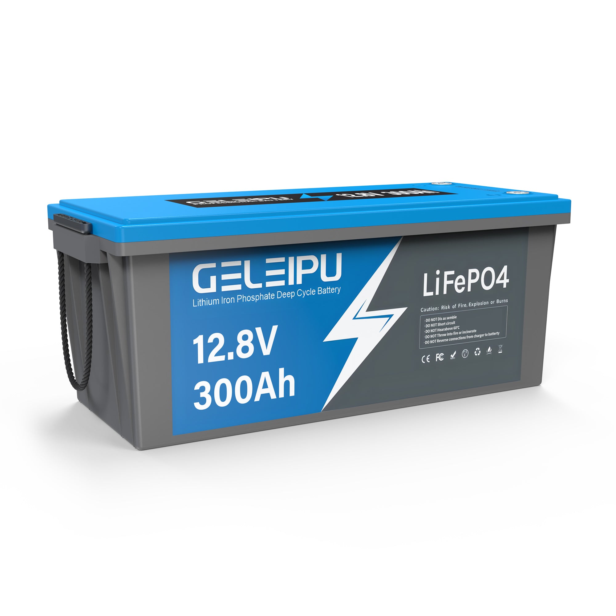 Geleipu 12V 300Ah LiFePO4 Batterie